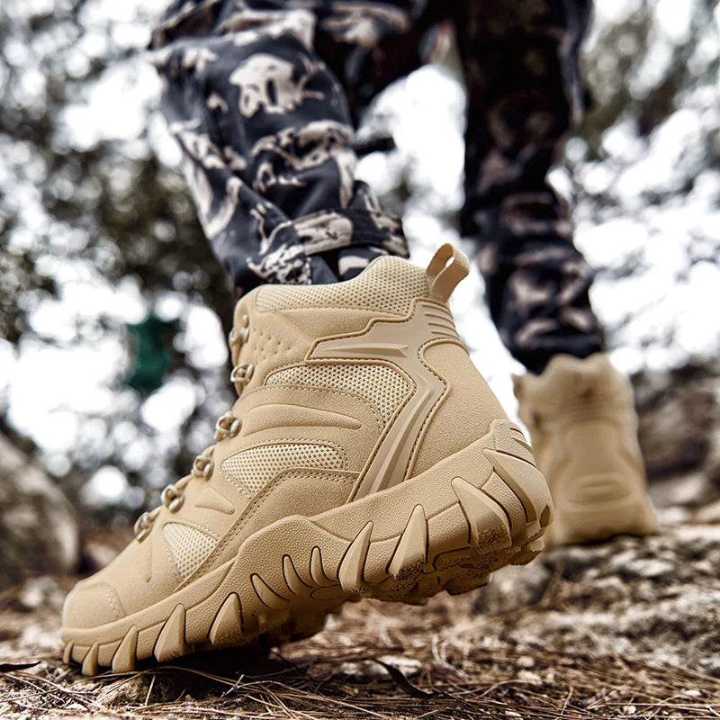 Men’s Tactical Combat Training Boots – Outdoor & Anti-Wear